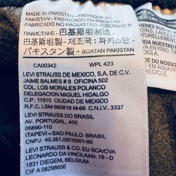 Levi’s Pull-On Skinny Jeans Black Size 8 Tummy Slimming Technology NWT - Picture 8 of 10